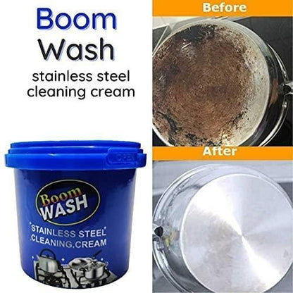 Oven & Cookware Cleaner Stainless Steel Cleaning Paste Remove Stains from Pots Pans