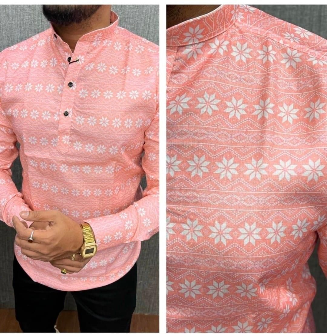 Men's Cotton Printed Full Sleeves Shirt