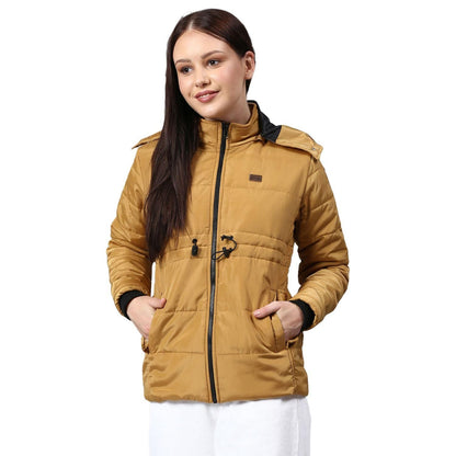 Campus Sutra Women Solid Stylish Casual Bomber Jacket