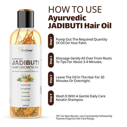 Jadibuti Hair Growth Oil 100ml(Pack Of 2)